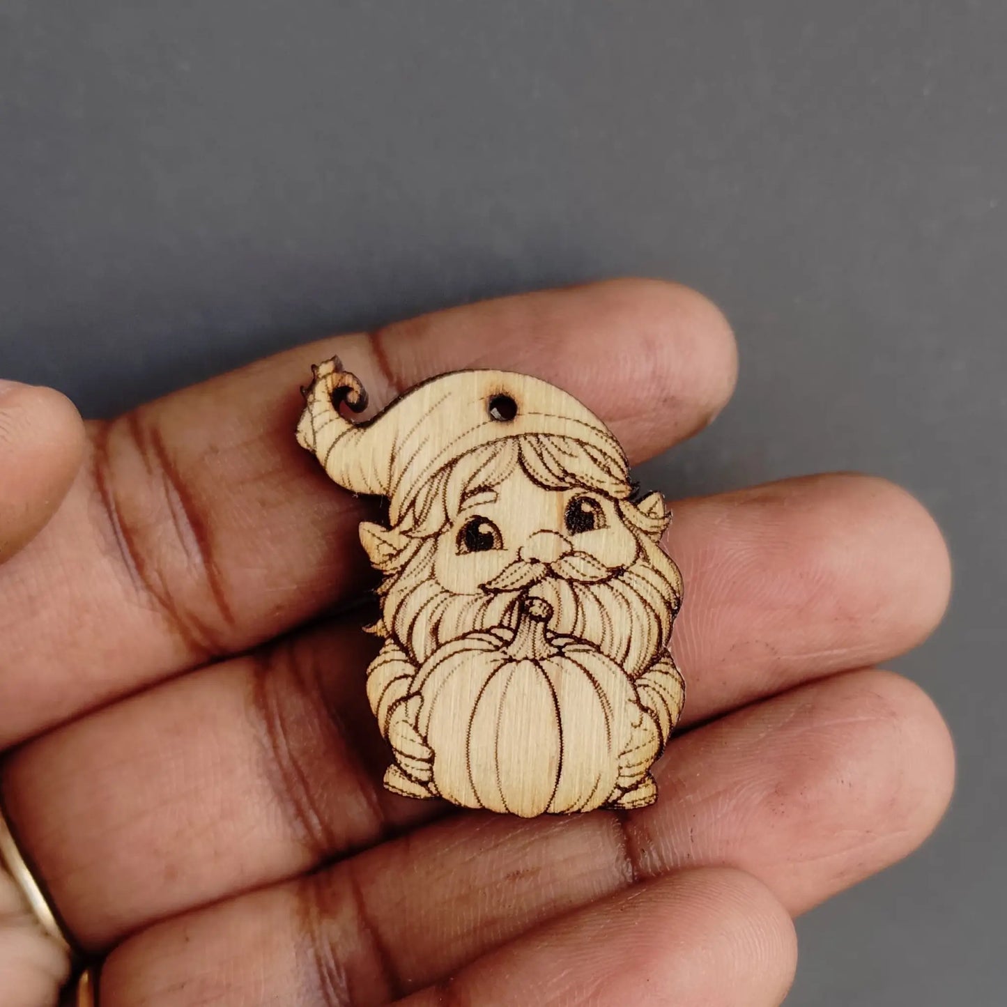 gnome fall earring gnome with pumpkin laser cut earrings digital file | available in svg pdf and dxf files