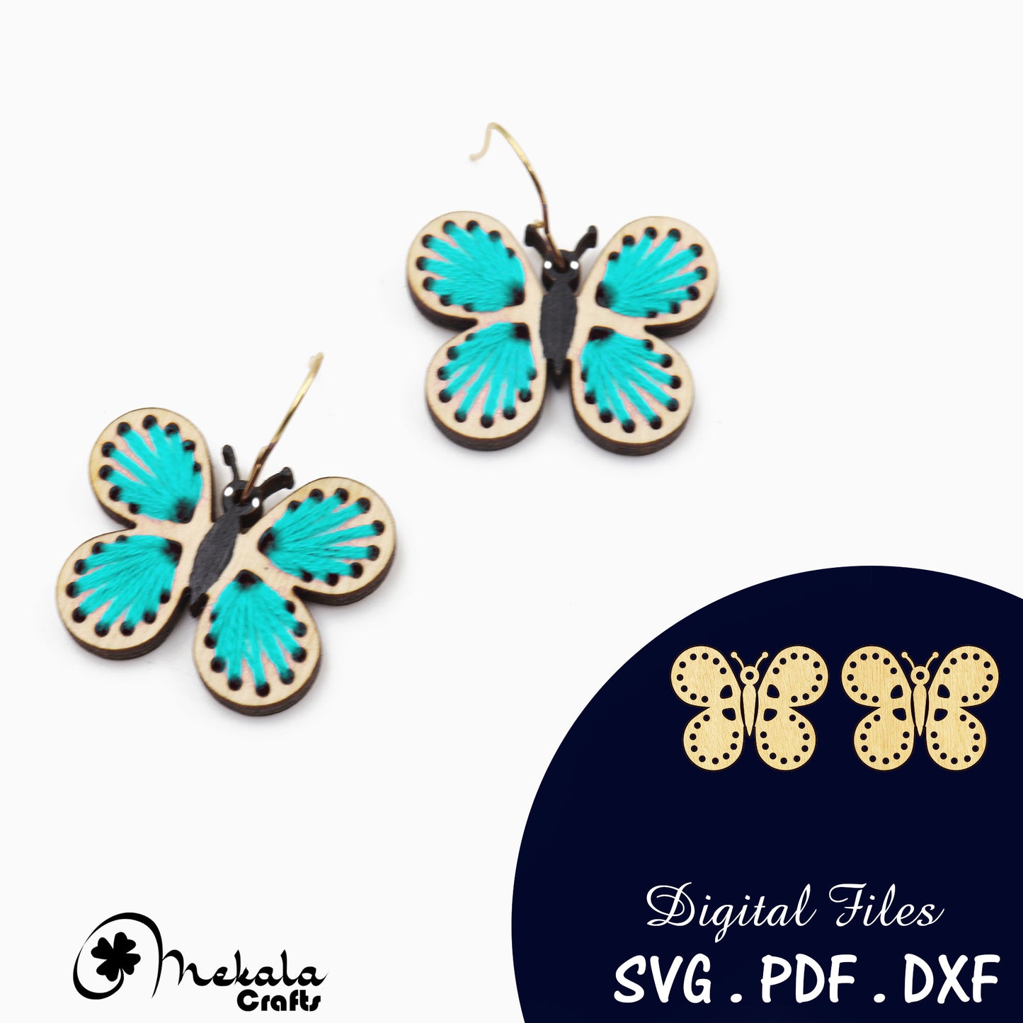 wood embroidery earrings file, butterfly embroidery earring file, laser cut earring files, laser cut embroidery earring files,