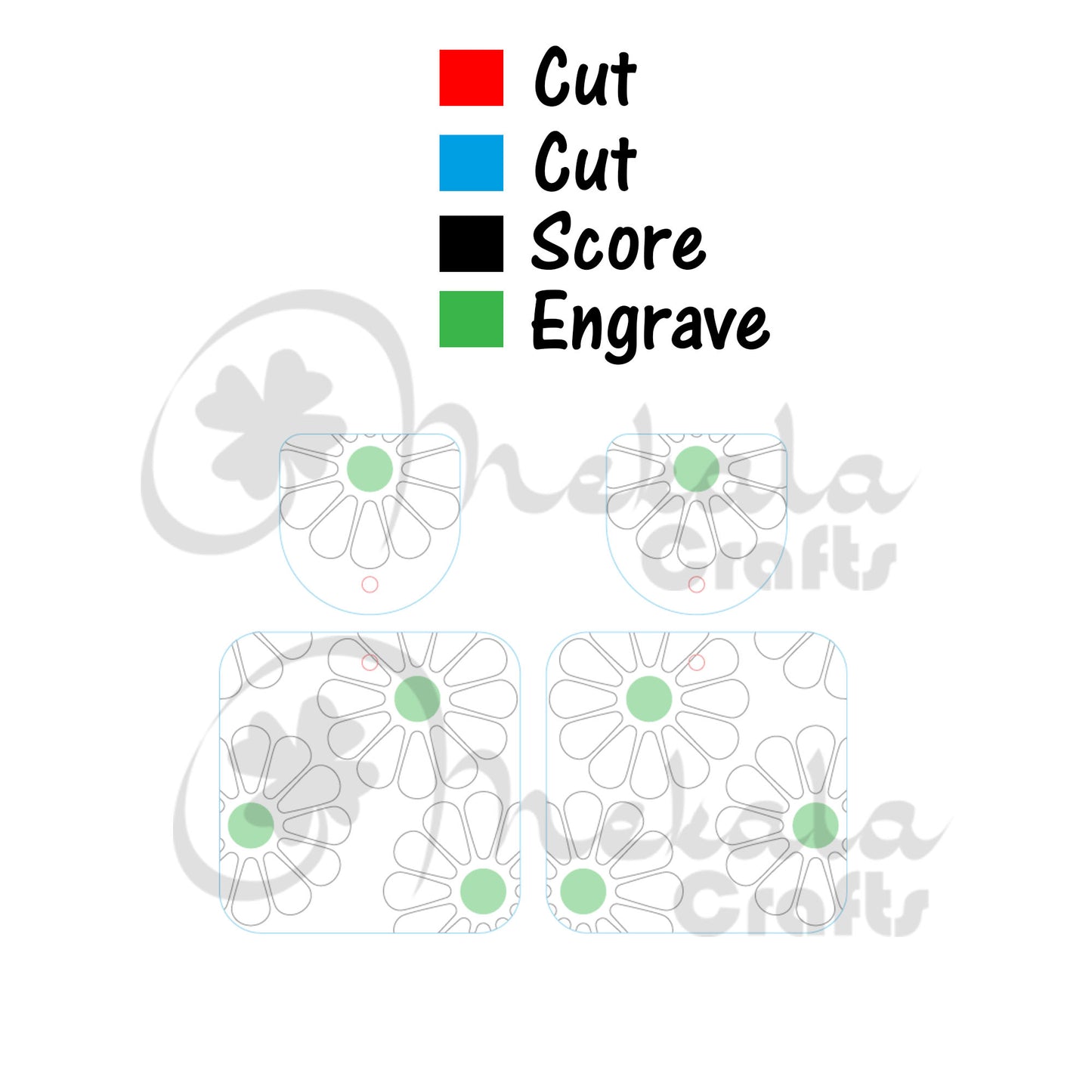 floral laser files | easy cut files | daisy flower wood earrings file | svg pdf and dxf file formats