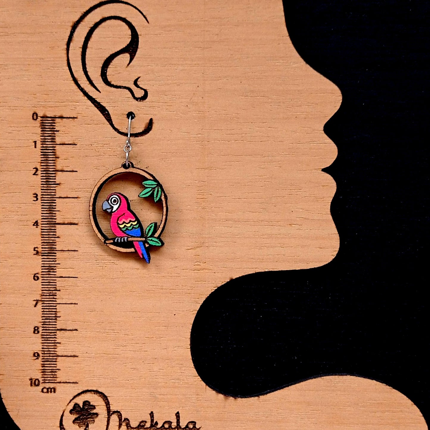 Macaw Bird Earrings