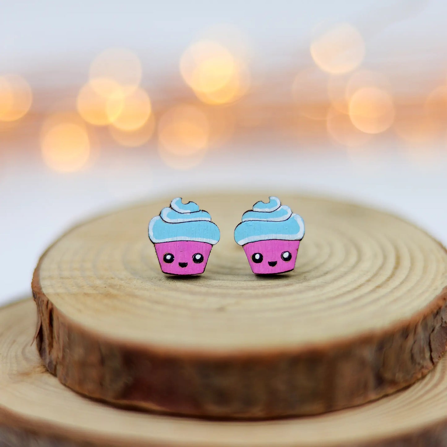 cup cake earrings