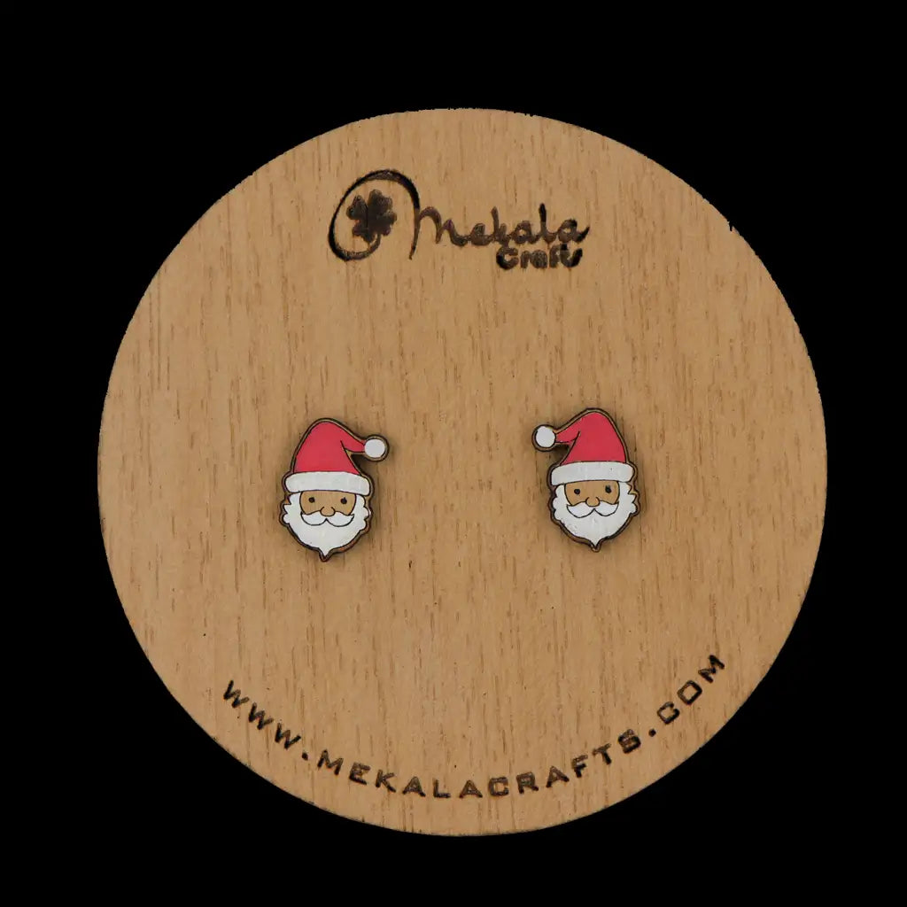 santa earrings