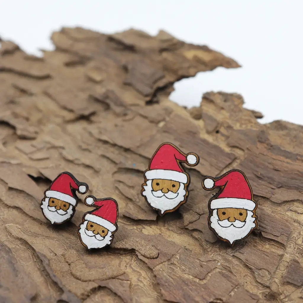 santa claus earrings