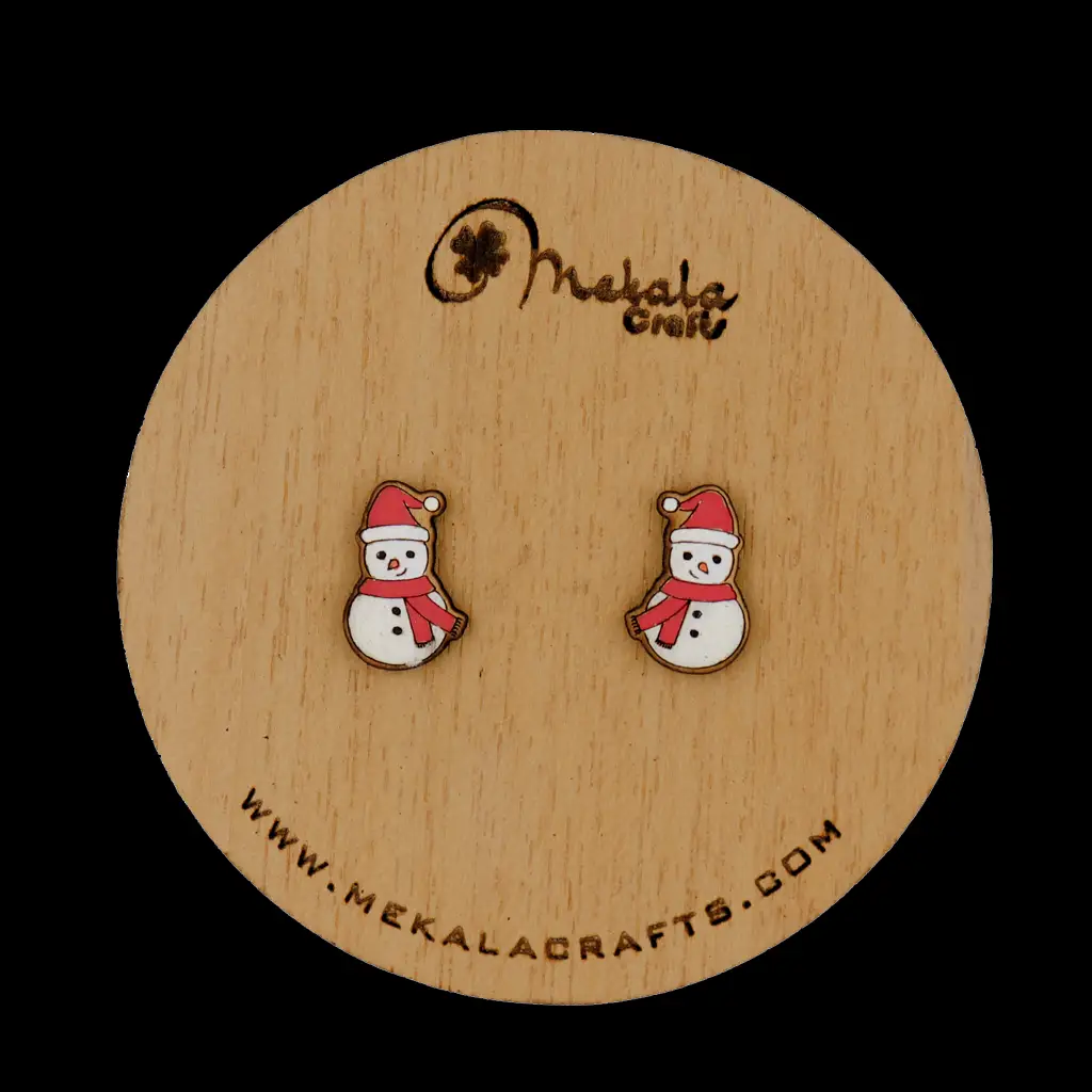 snowman Earrings