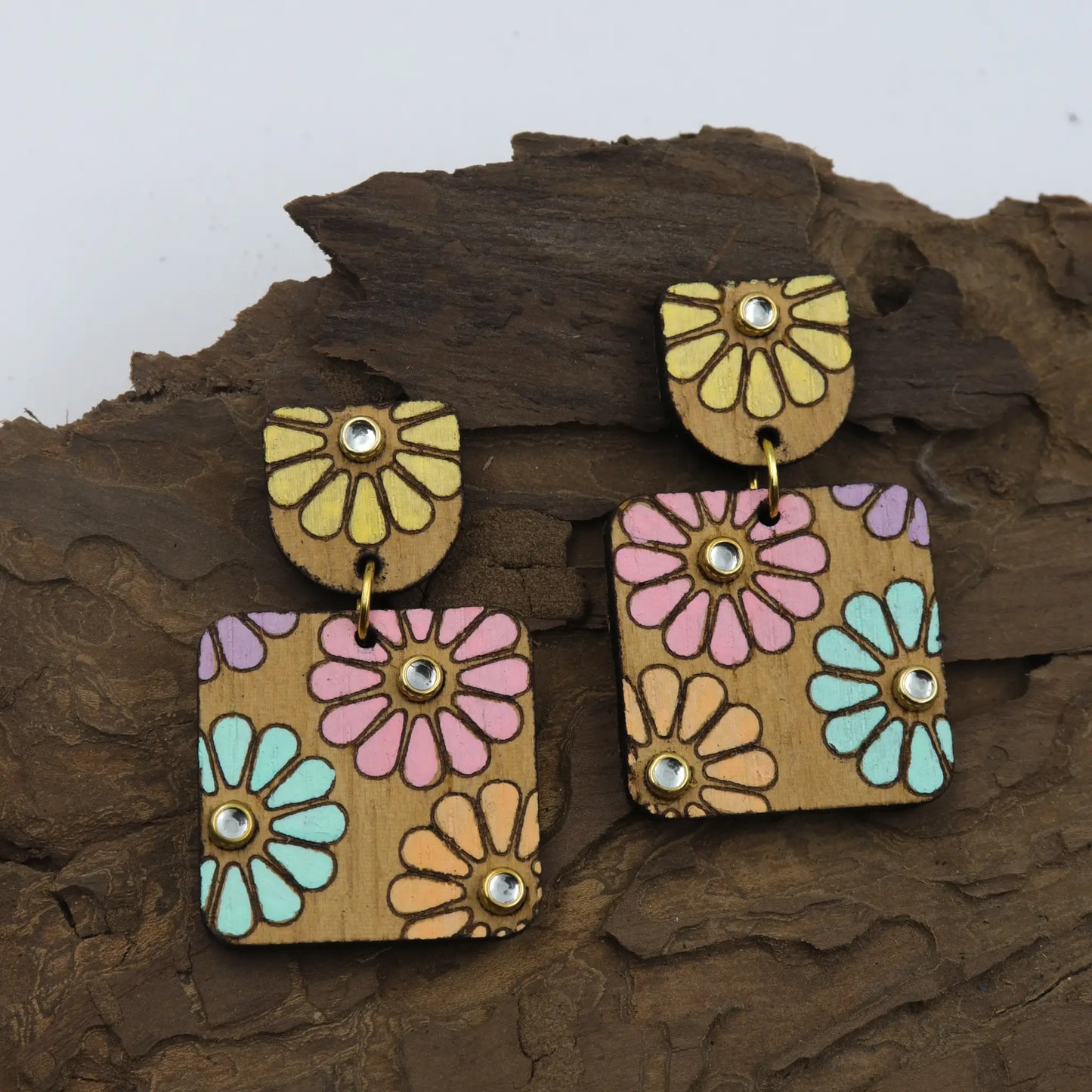 hand painted earrings