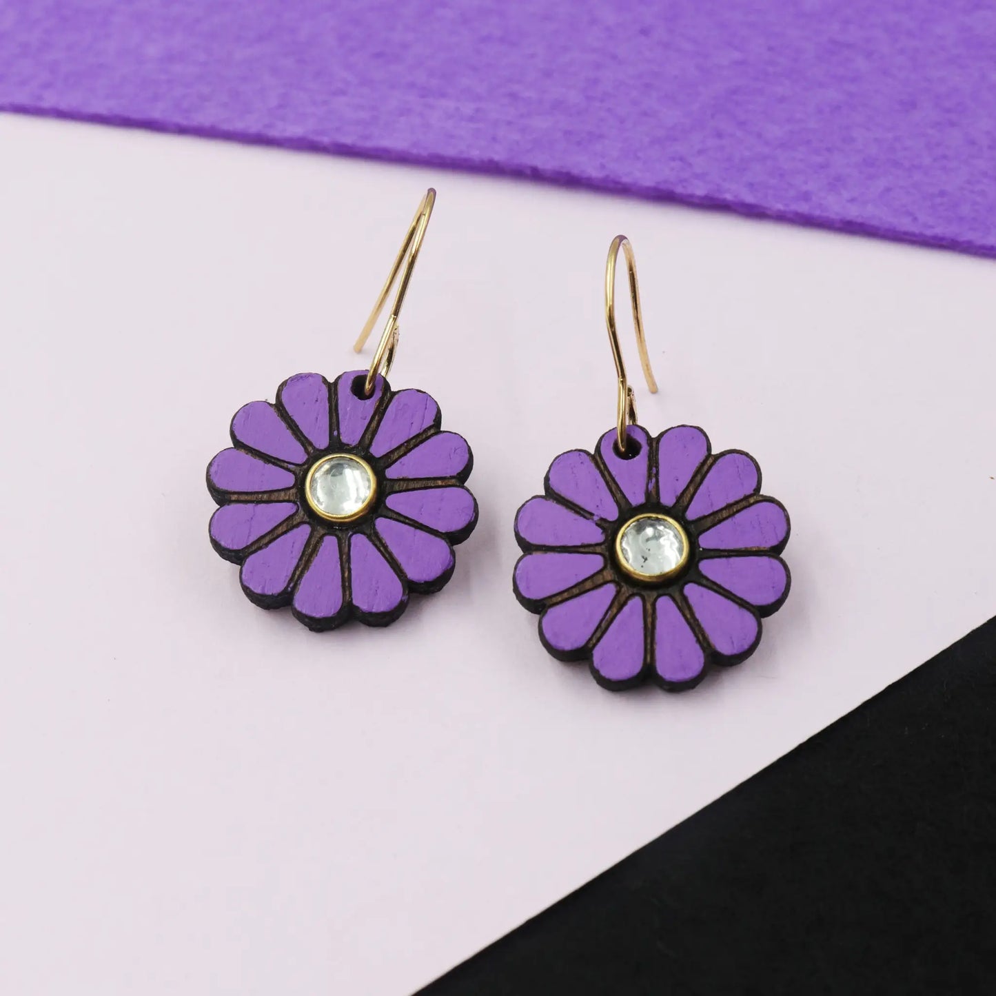wood earrings