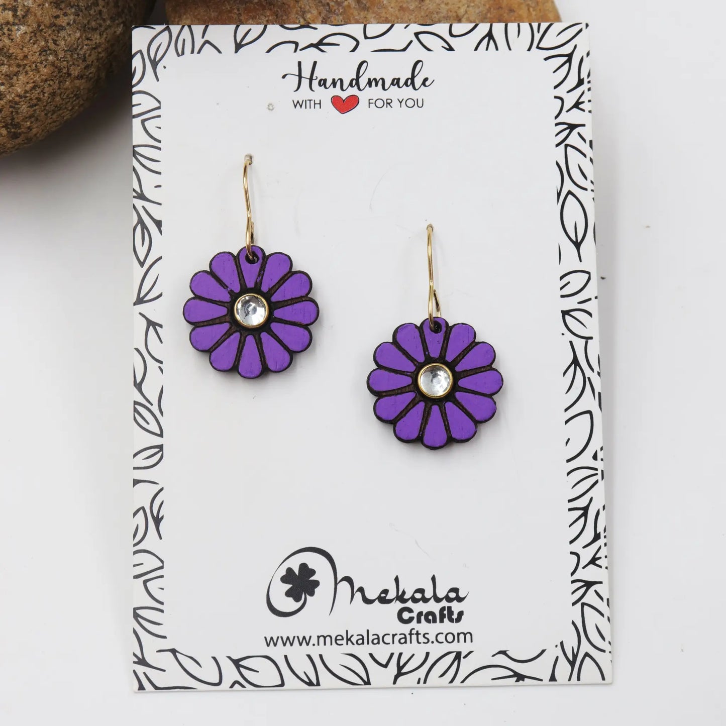 Flower earrings