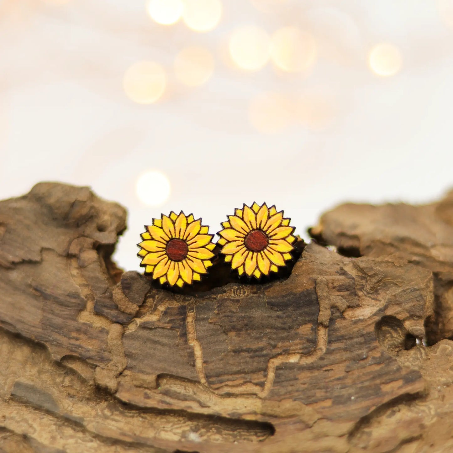 sunflower earrings