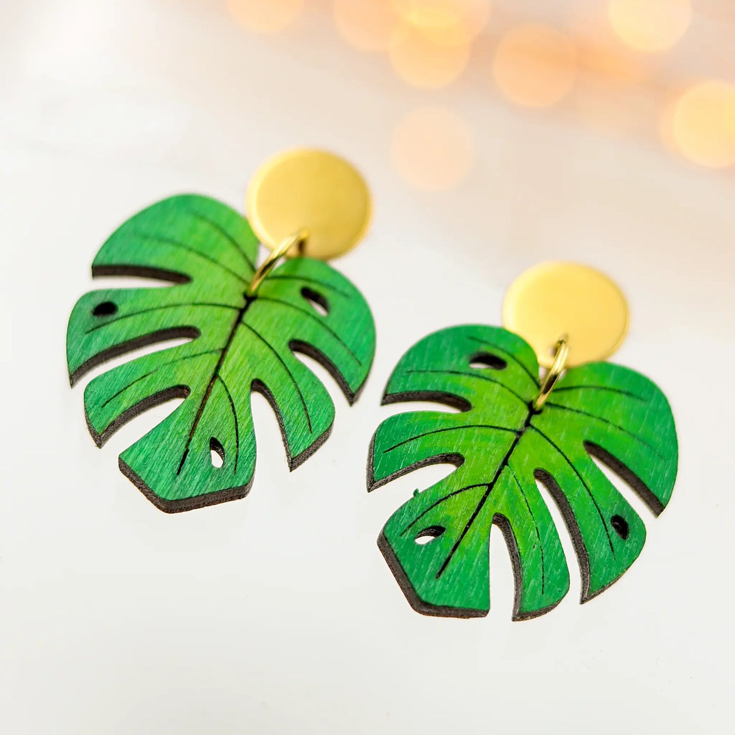 leaf earrings