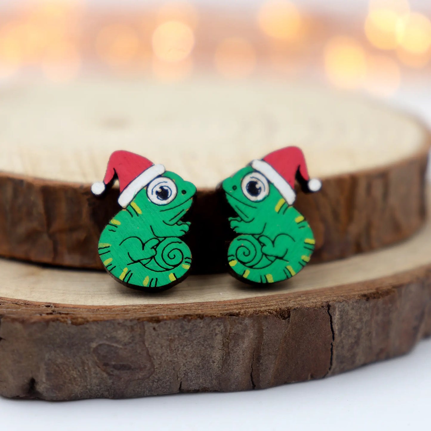 Chameleon earrings