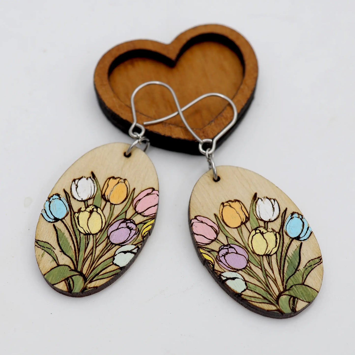 tulip earrings