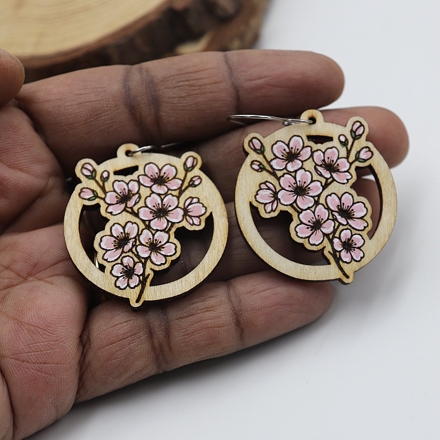 cherry blossom earrings