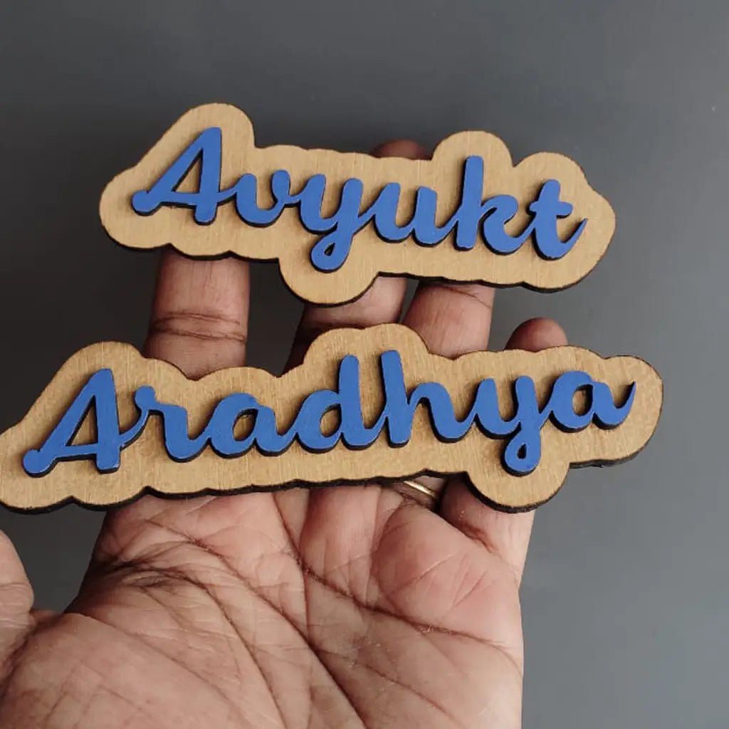 Personalized Name Fridge Magnets | Wooden Fridge magnets | home decor magnets | kitchen decor | Pack of 1