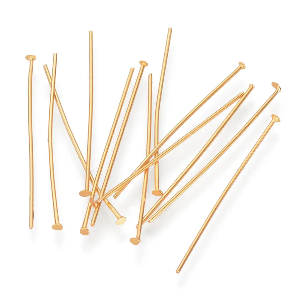 gold head pins