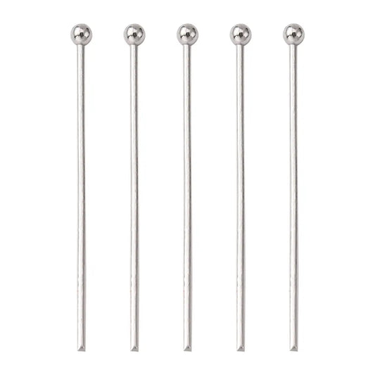 304 Stainless Steel Ball Head pins, Stainless Steel Color