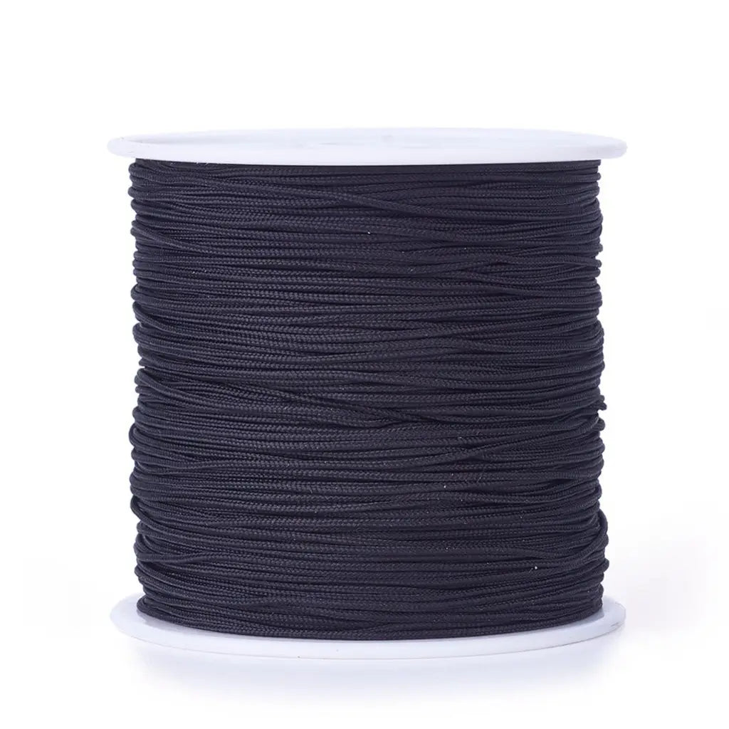 Chinese Knotting Cord, Braided Nylon Thread, Beading Cord for Beading Jewelry Making,0.8mm (Pack of 1 meter)