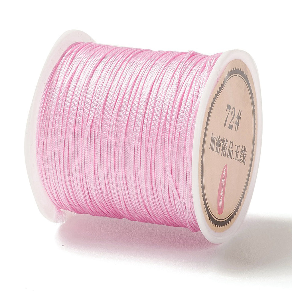 Chinese Knotting Cord, Braided Nylon Thread, Beading Cord for Beading Jewelry Making,0.8mm (Pack of 1 meter)