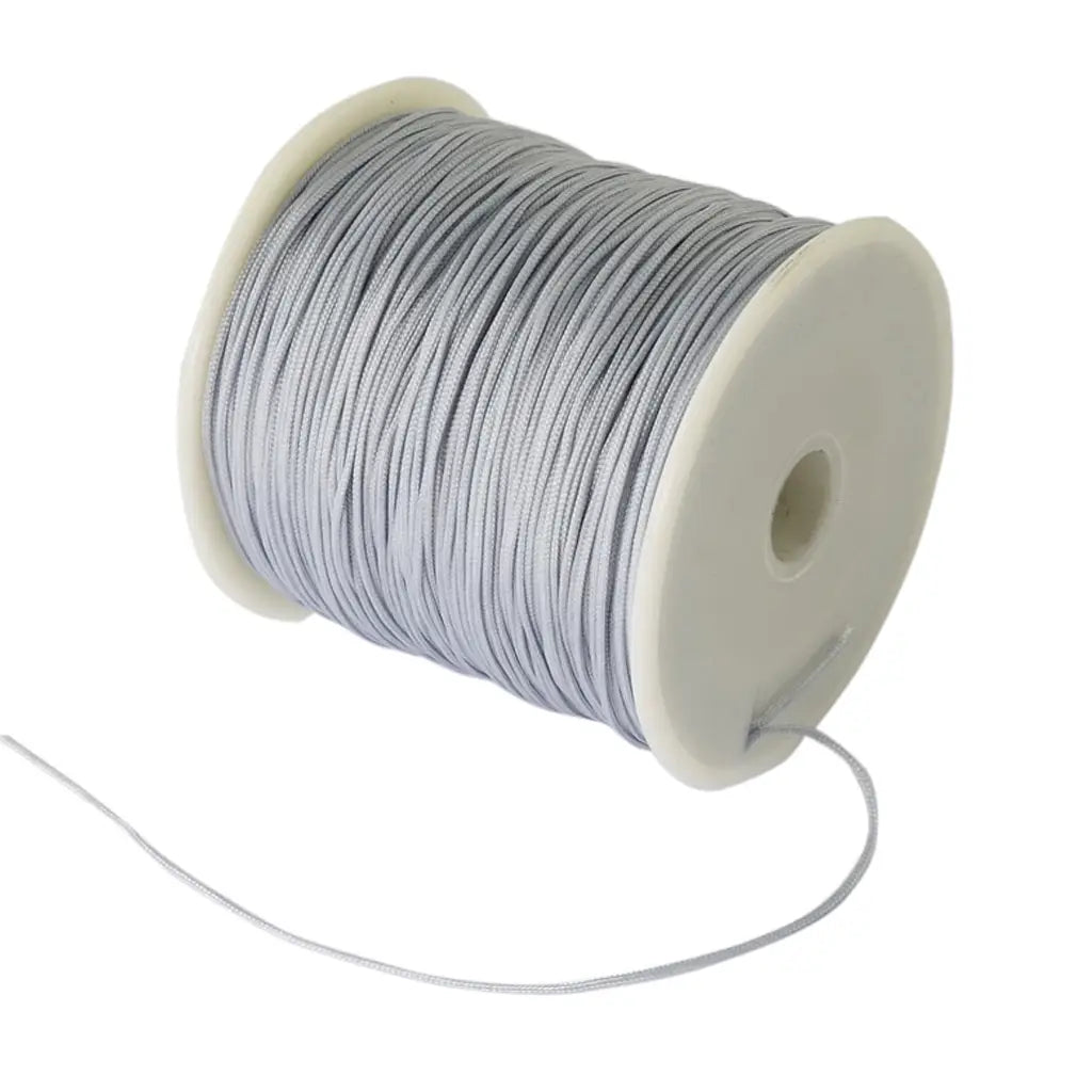 Chinese Knotting Cord, Braided Nylon Thread, Beading Cord for Beading Jewelry Making,0.8mm (Pack of 1 meter)