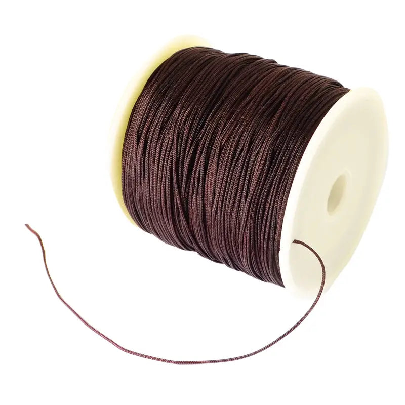 Chinese Knotting Cord, Braided Nylon Thread, Beading Cord for Beading Jewelry Making,0.8mm (Pack of 1 meter)