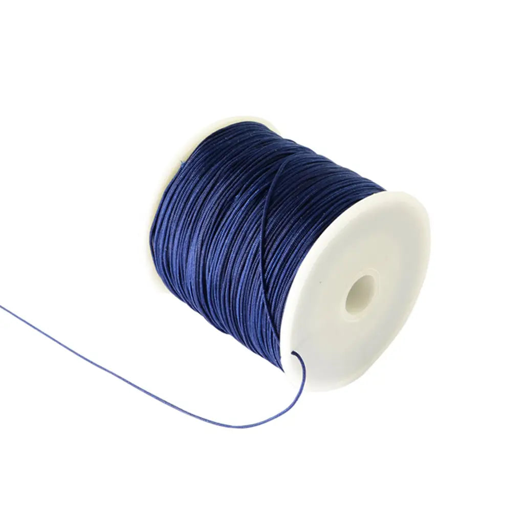 Chinese Knotting Cord, Braided Nylon Thread, Beading Cord for Beading Jewelry Making,0.8mm (Pack of 1 meter)