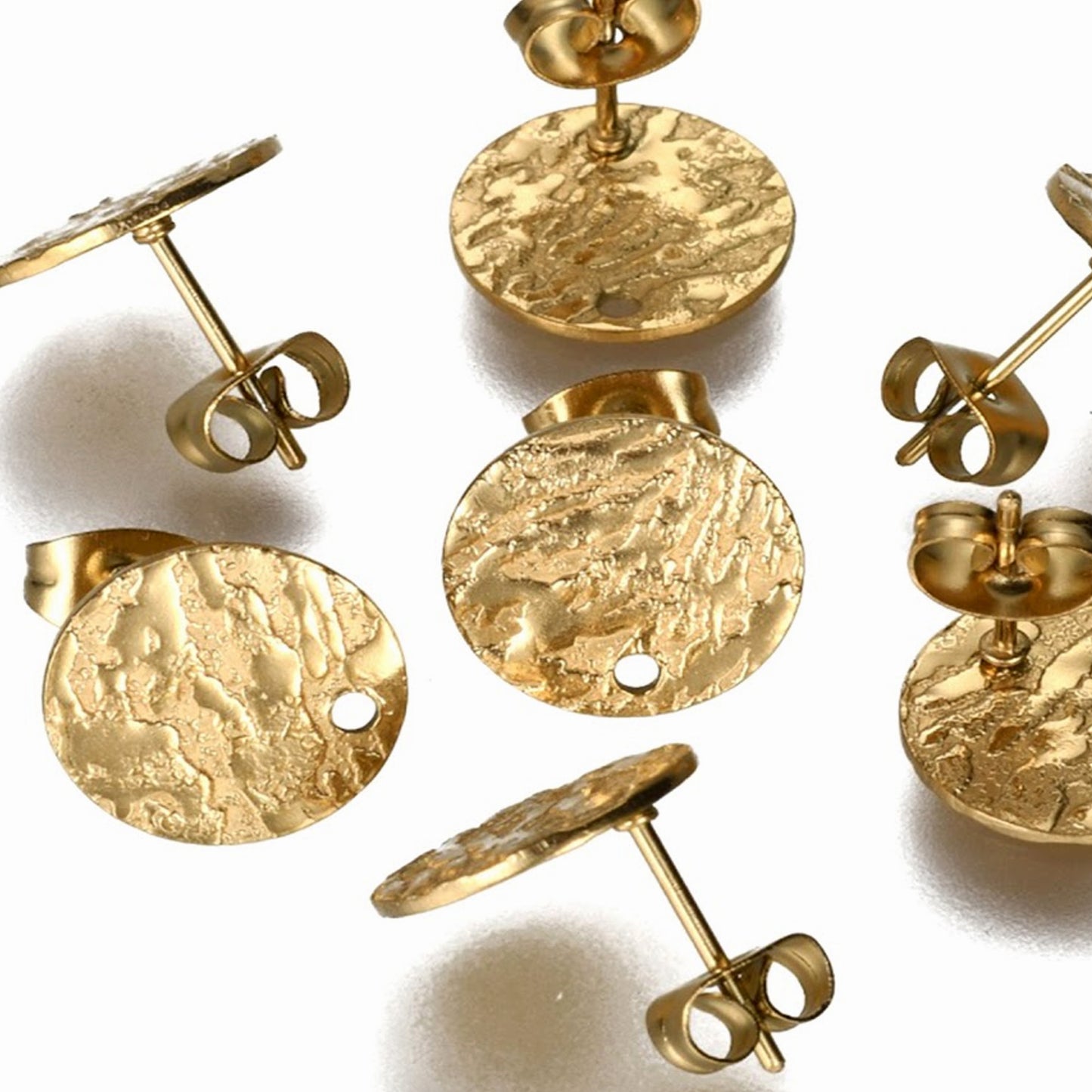 304 Stainless Steel Stud Earring Findings | Sold as a Pair