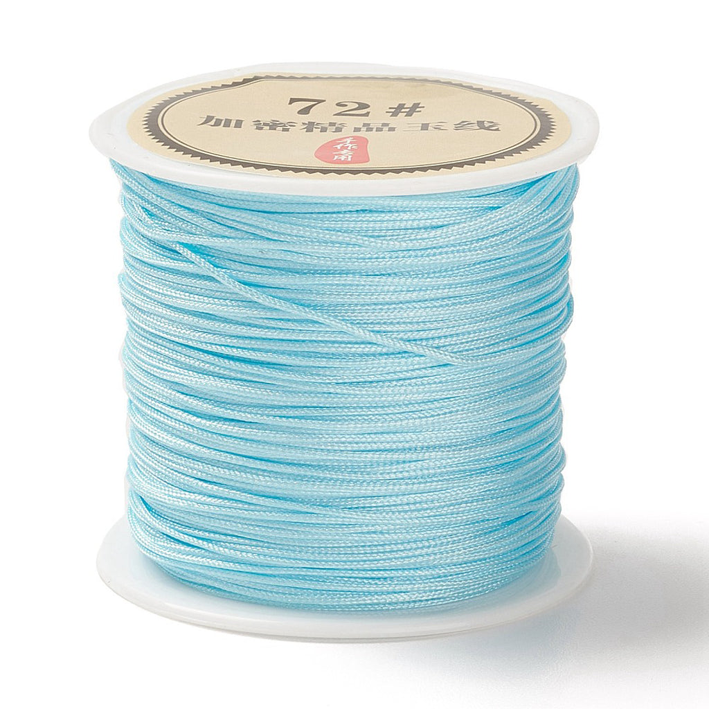 Chinese Knotting Cord, Braided Nylon Thread, Beading Cord for Beading Jewelry Making,0.8mm (Pack of 1 meter)