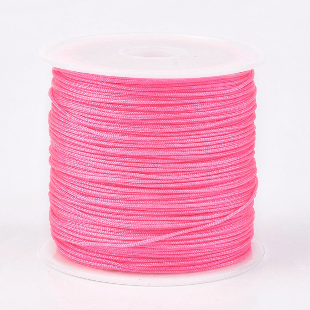 Chinese Knotting Cord, Braided Nylon Thread, Beading Cord for Beading Jewelry Making,0.8mm (Pack of 1 meter)