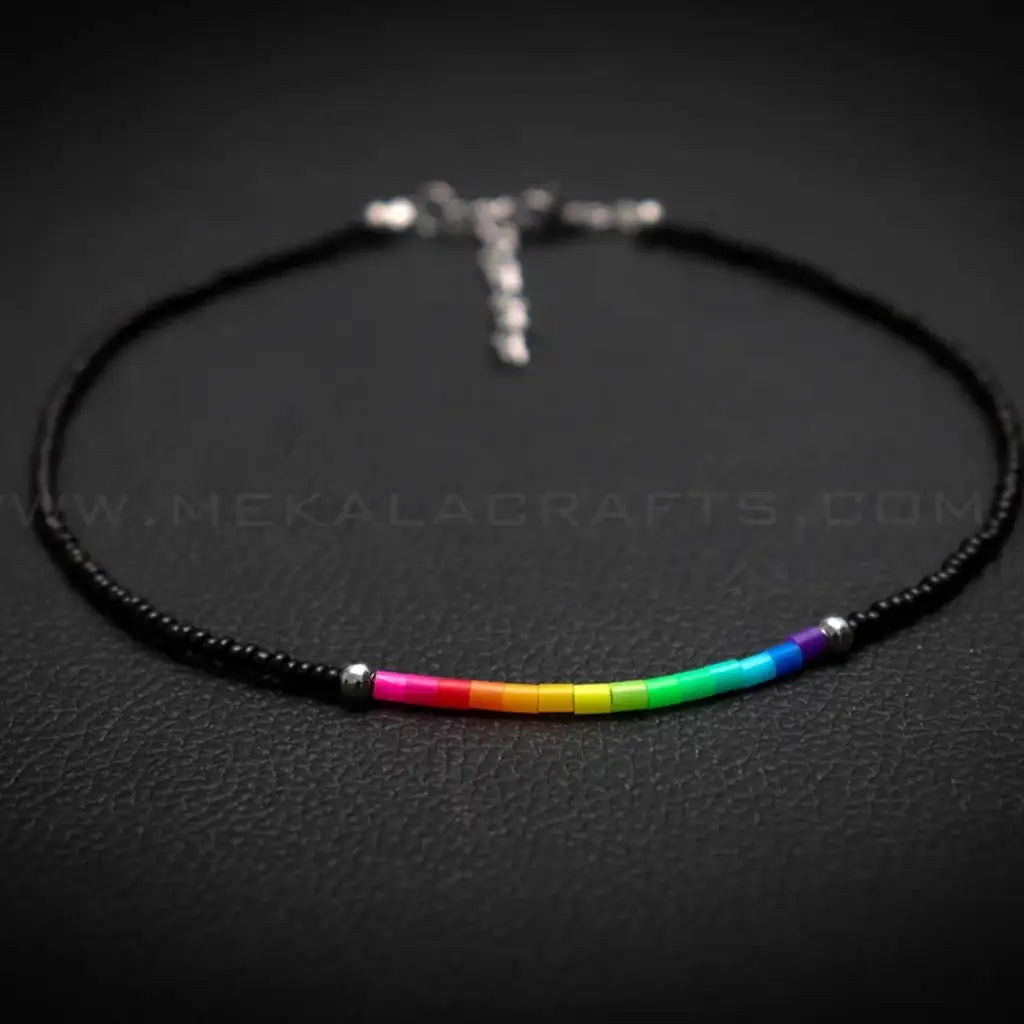 rainbow choker