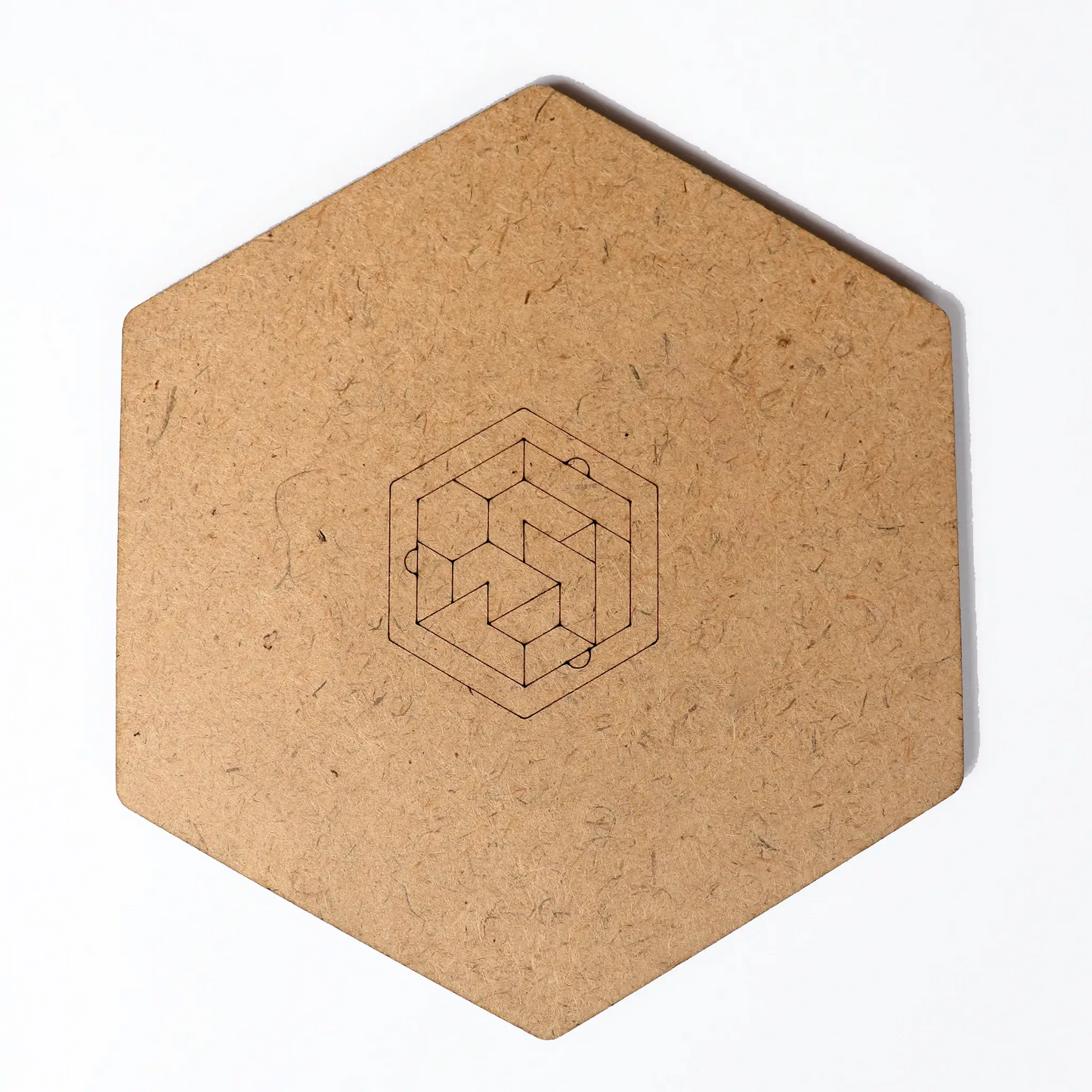 Wooden Hexagon Tangram Puzzle โ Montessori Brain Teaser for Kids & Adults