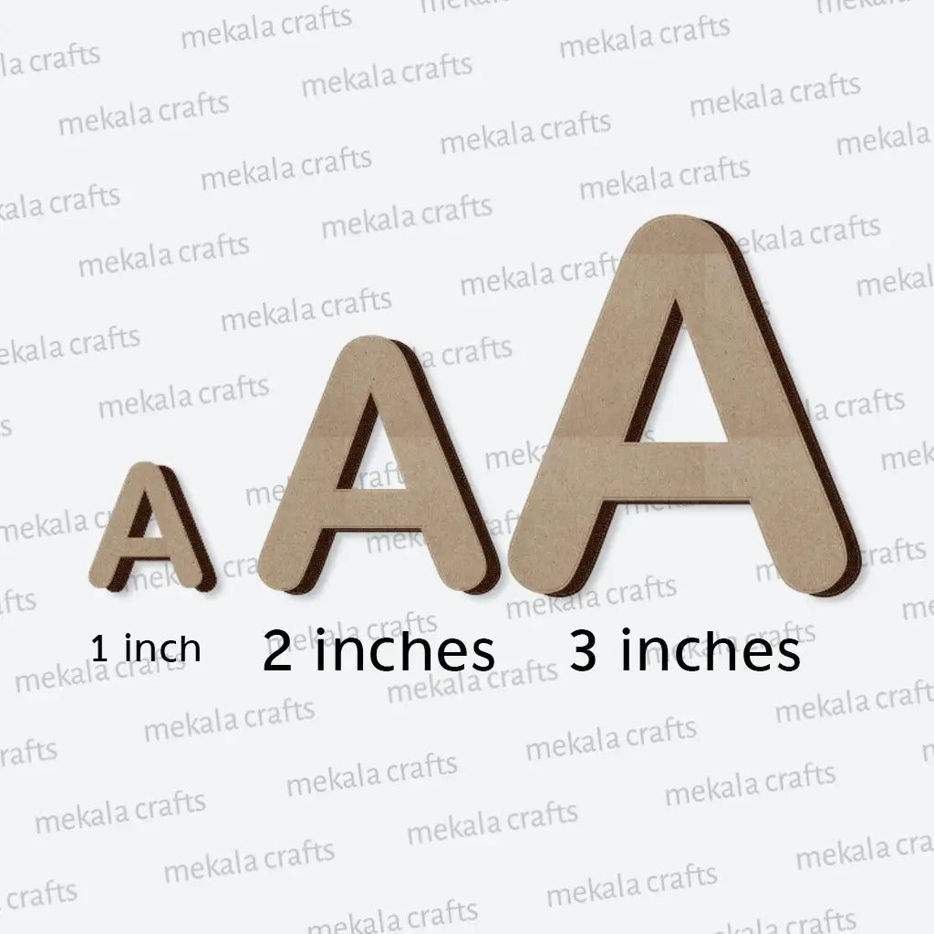 alphabet MDF