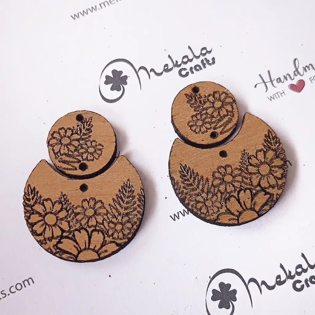 floral wooden blanks