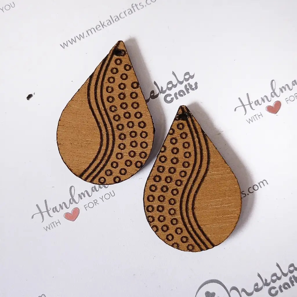 earring wooden base