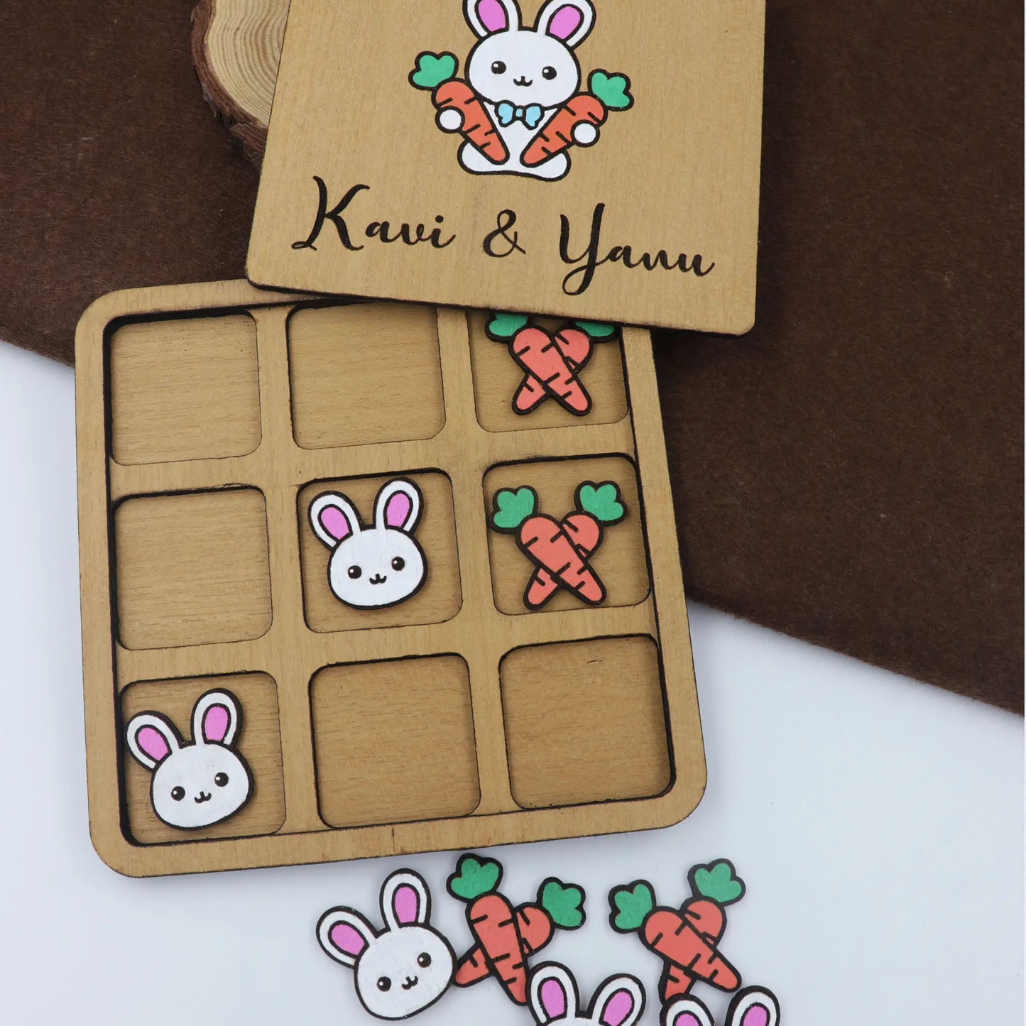 wooden tic tac toe