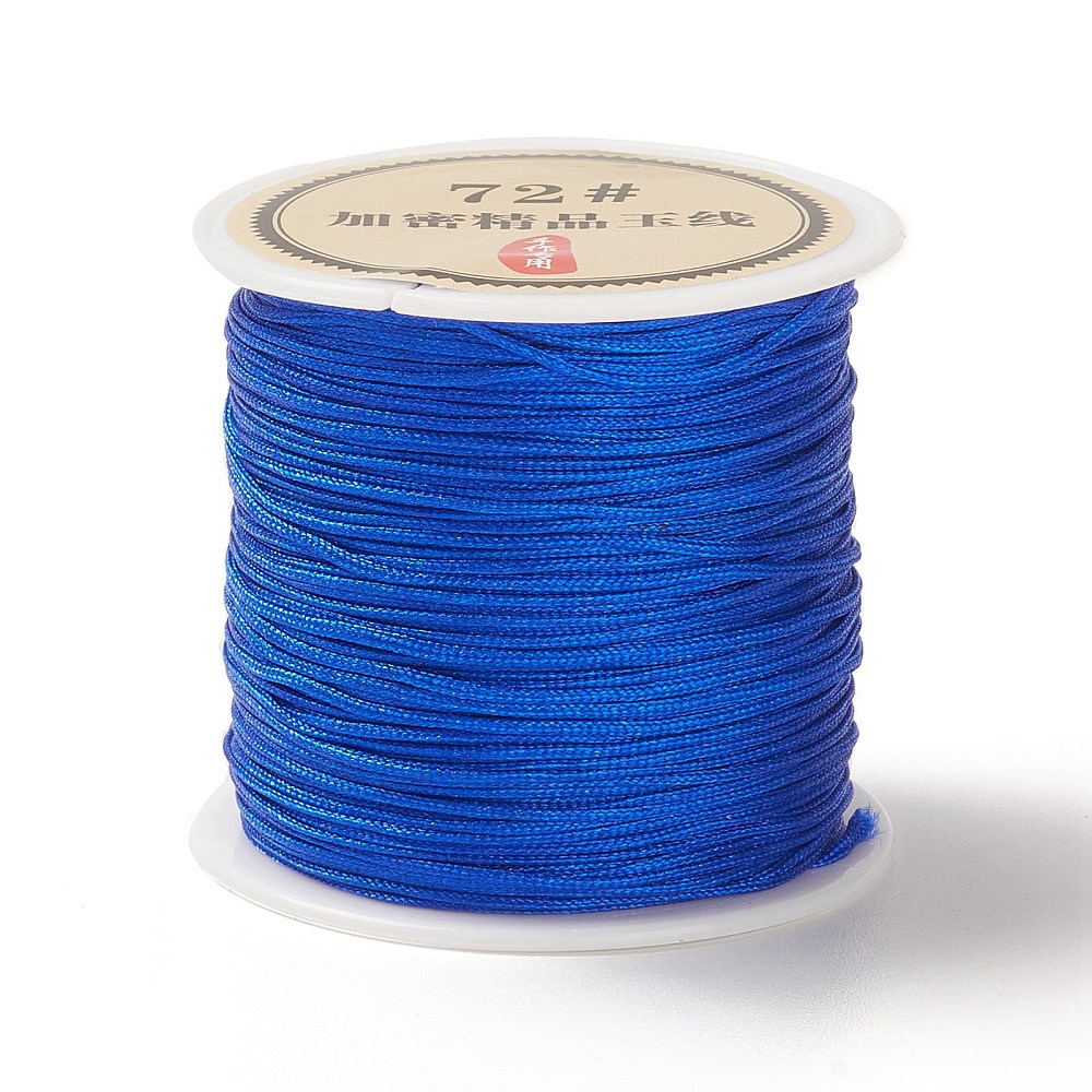 Chinese Knotting Cord, Braided Nylon Thread, Beading Cord for Beading Jewelry Making,0.8mm (Pack of 1 meter)