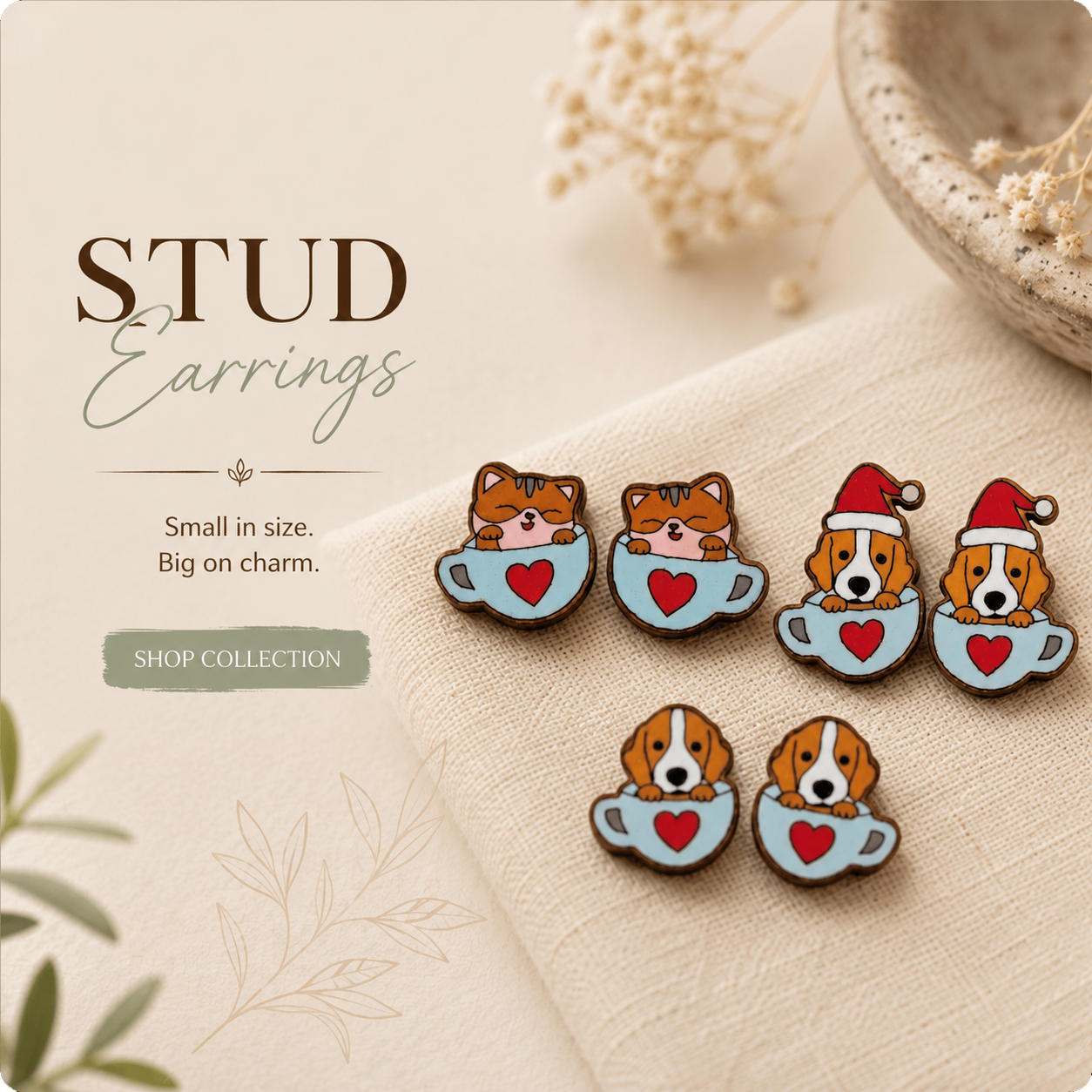 Stud Earrings