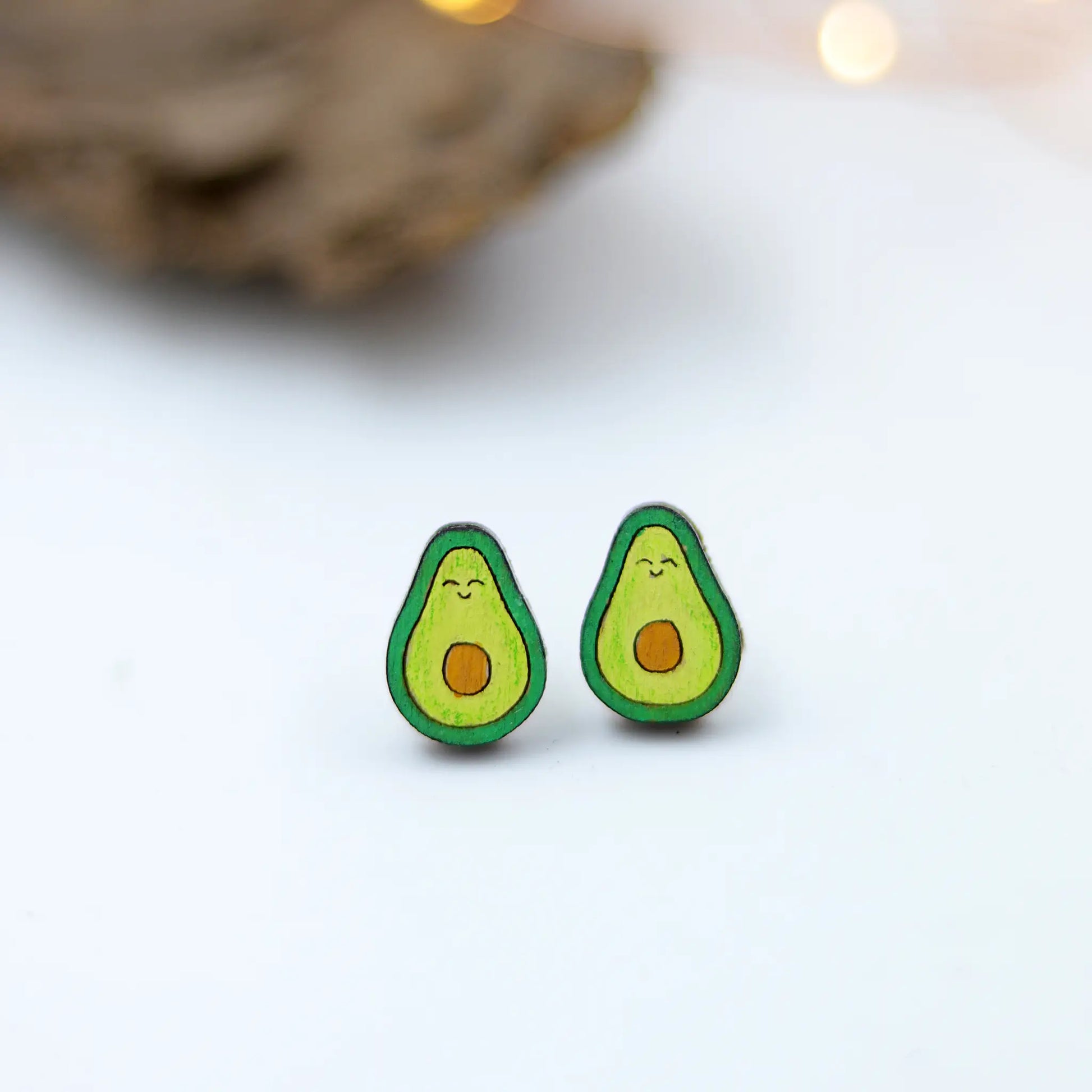 avocado earrings