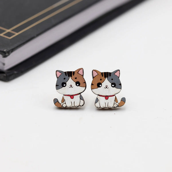 Cat Stud earrings