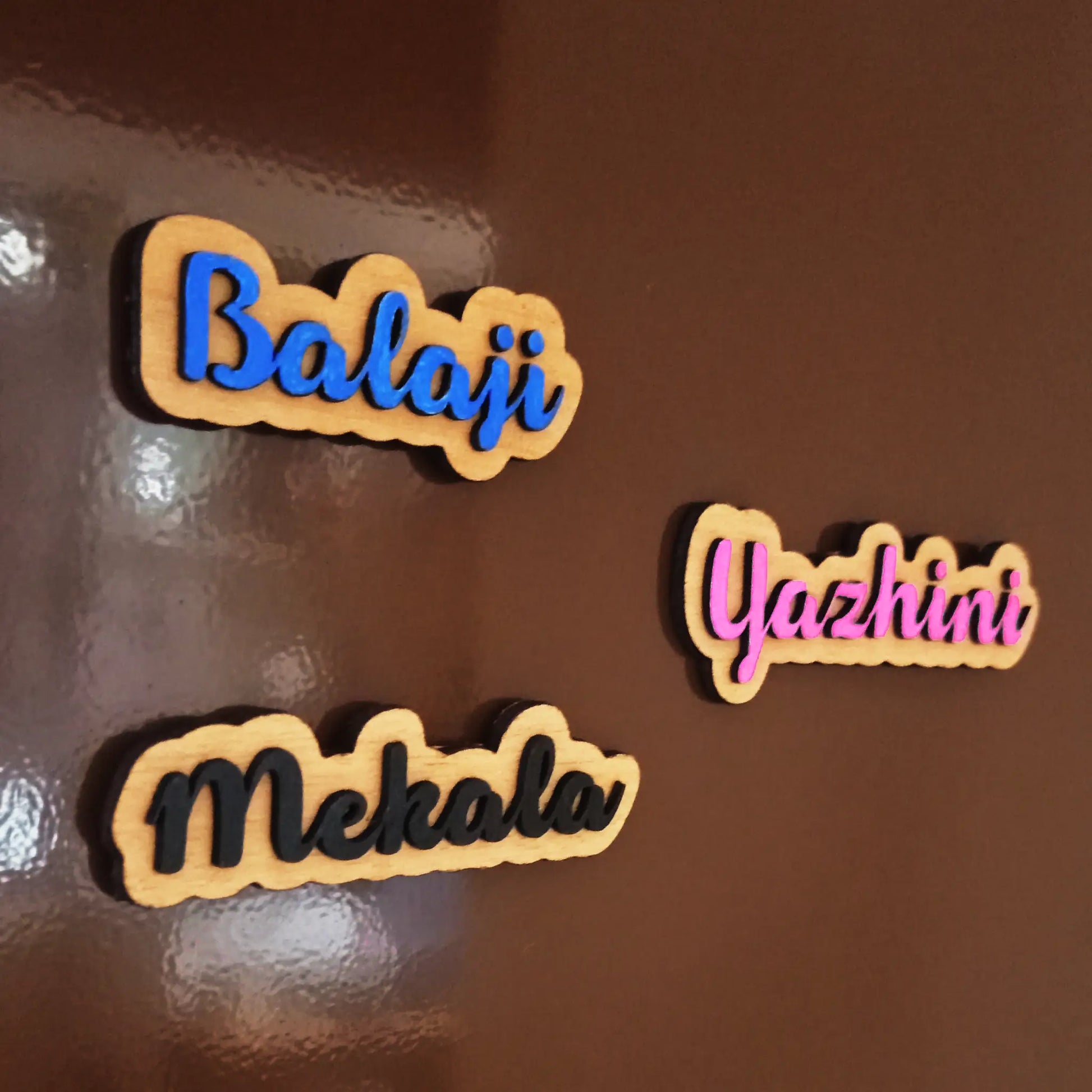 personalized name fridge magnet