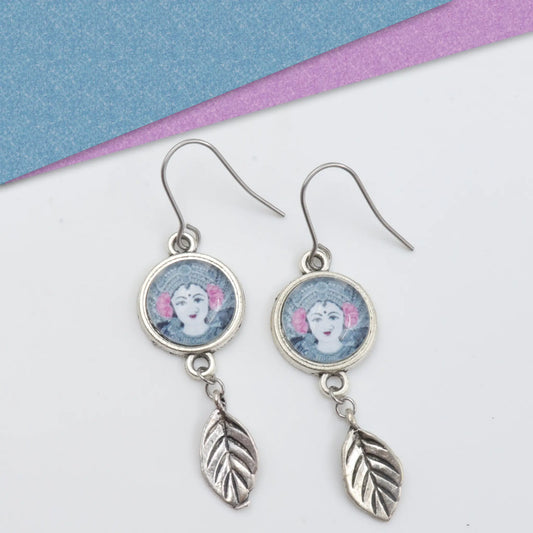 Glass earrings | women's day earrings | perfect trendy earrings for women