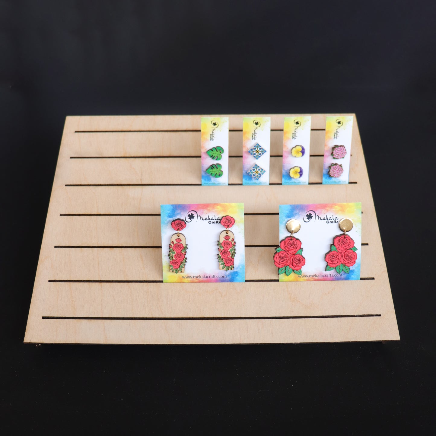 Earring Card Display Stand – Jewelry Display Holder for Boutiques & Craft Shows