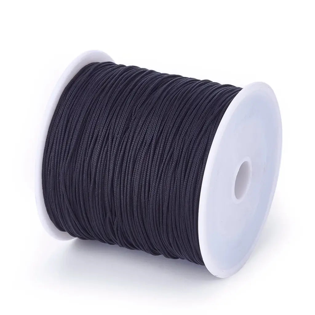 Chinese Knotting Cord, Braided Nylon Thread, Beading Cord for Beading Jewelry Making,0.8mm (Pack of 1 meter)