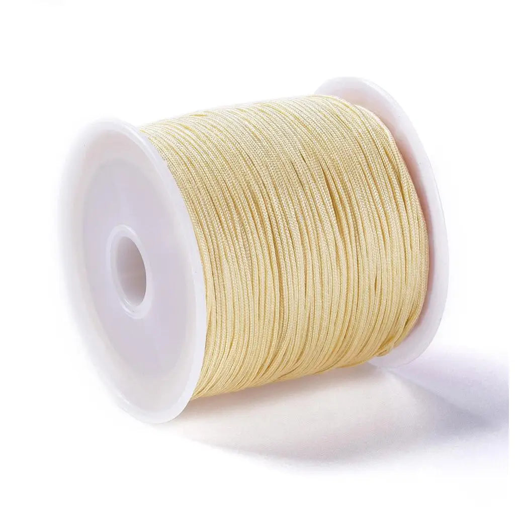 Chinese Knotting Cord, Braided Nylon Thread, Beading Cord for Beading Jewelry Making,0.8mm (Pack of 1 meter)