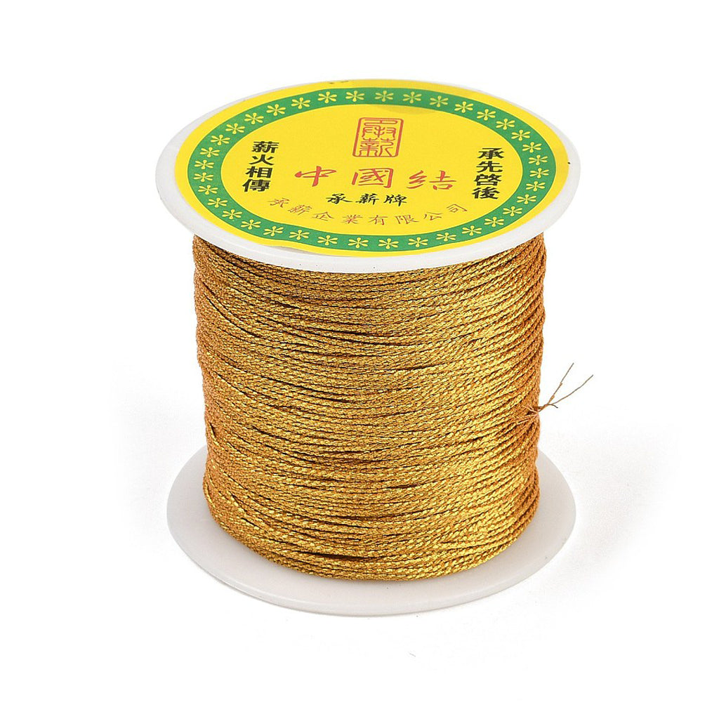 Chinese Knotting Cord, Braided Nylon Thread, Beading Cord for Beading Jewelry Making,0.8mm (Pack of 1 meter)