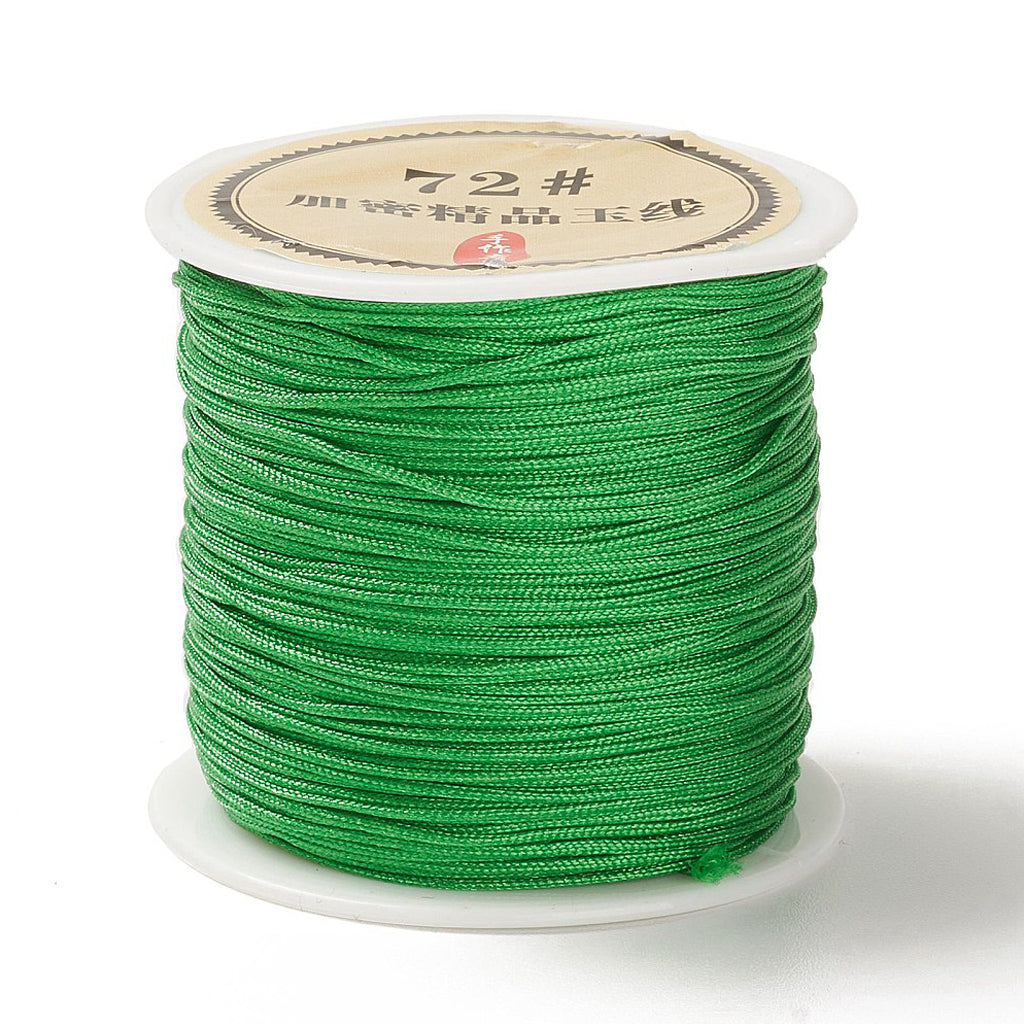 Chinese Knotting Cord, Braided Nylon Thread, Beading Cord for Beading Jewelry Making,0.8mm (Pack of 1 meter)