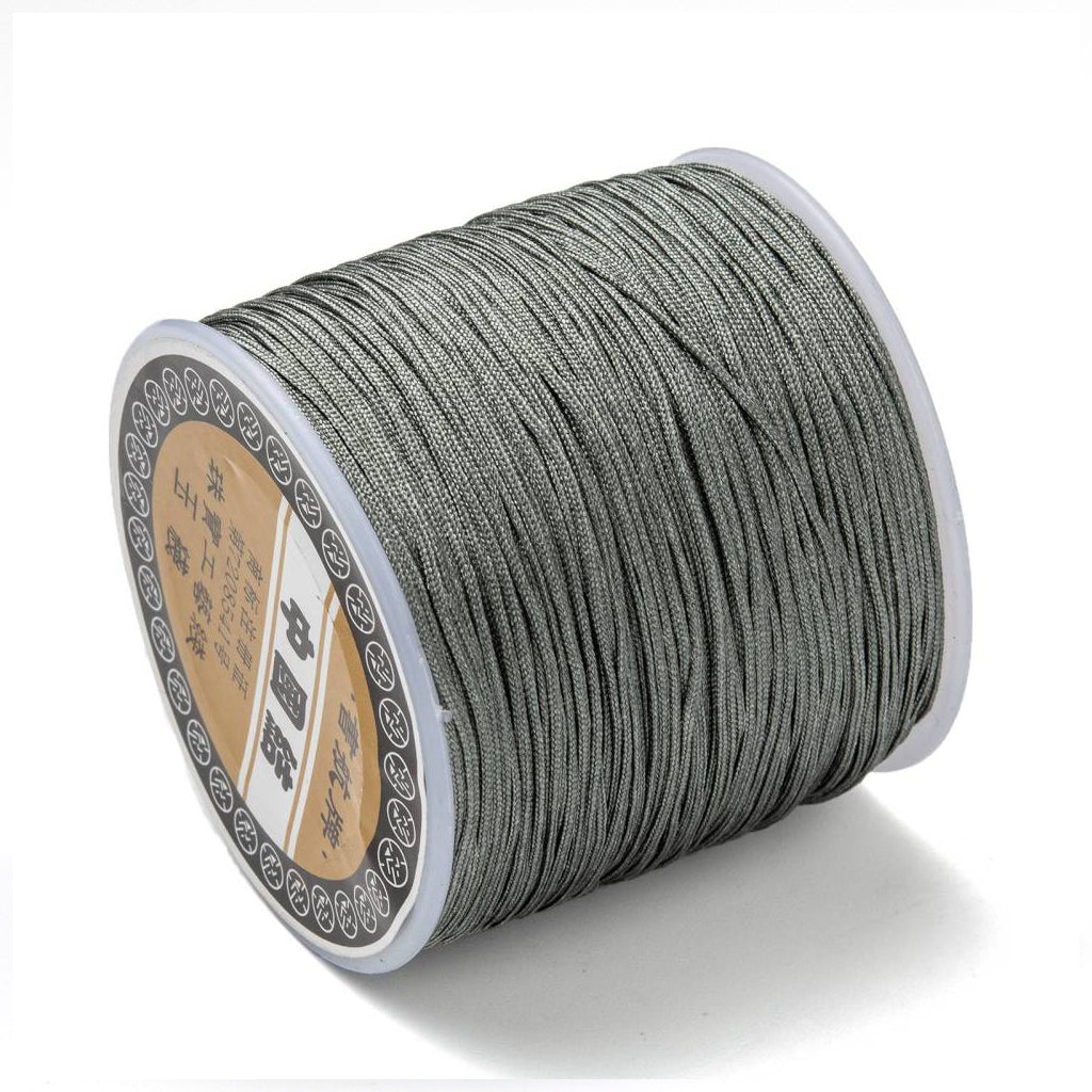 Chinese Knotting Cord, Braided Nylon Thread, Beading Cord for Beading Jewelry Making,0.8mm (Pack of 1 meter)
