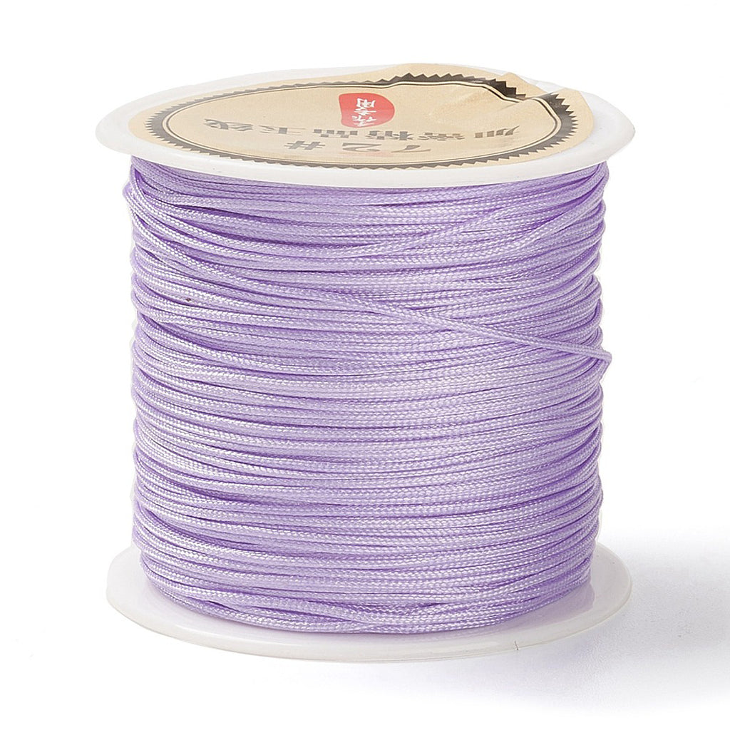 Chinese Knotting Cord, Braided Nylon Thread, Beading Cord for Beading Jewelry Making,0.8mm (Pack of 1 meter)