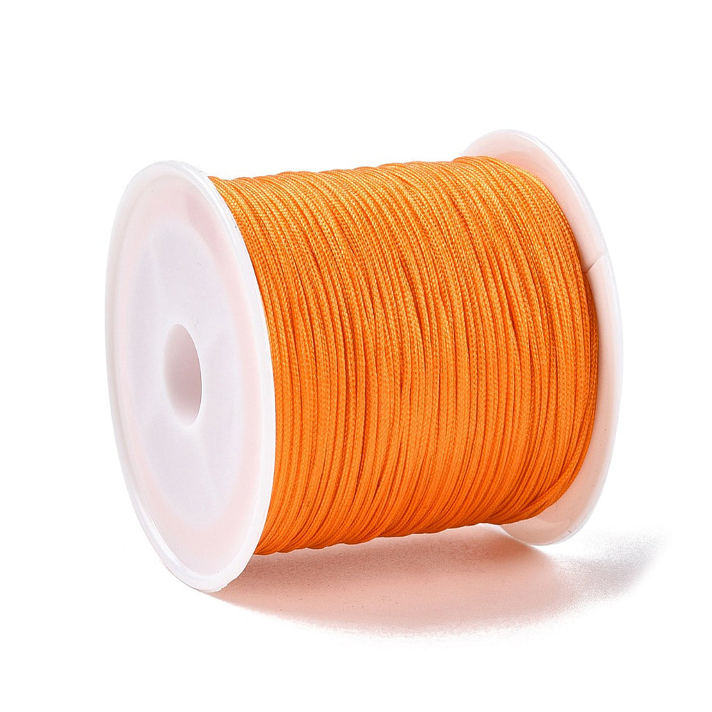 Chinese Knotting Cord, Braided Nylon Thread, Beading Cord for Beading Jewelry Making,0.8mm (Pack of 1 meter)