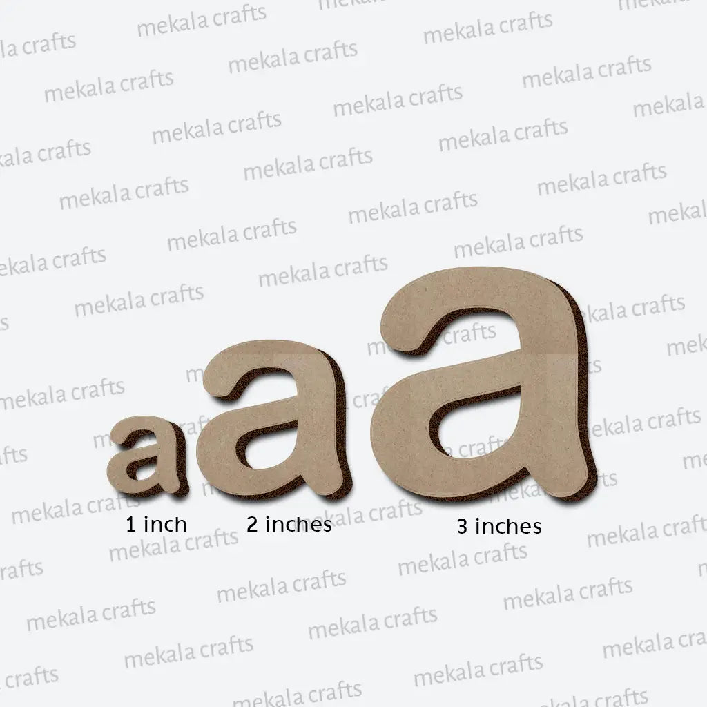 alphabet mdf shapes
