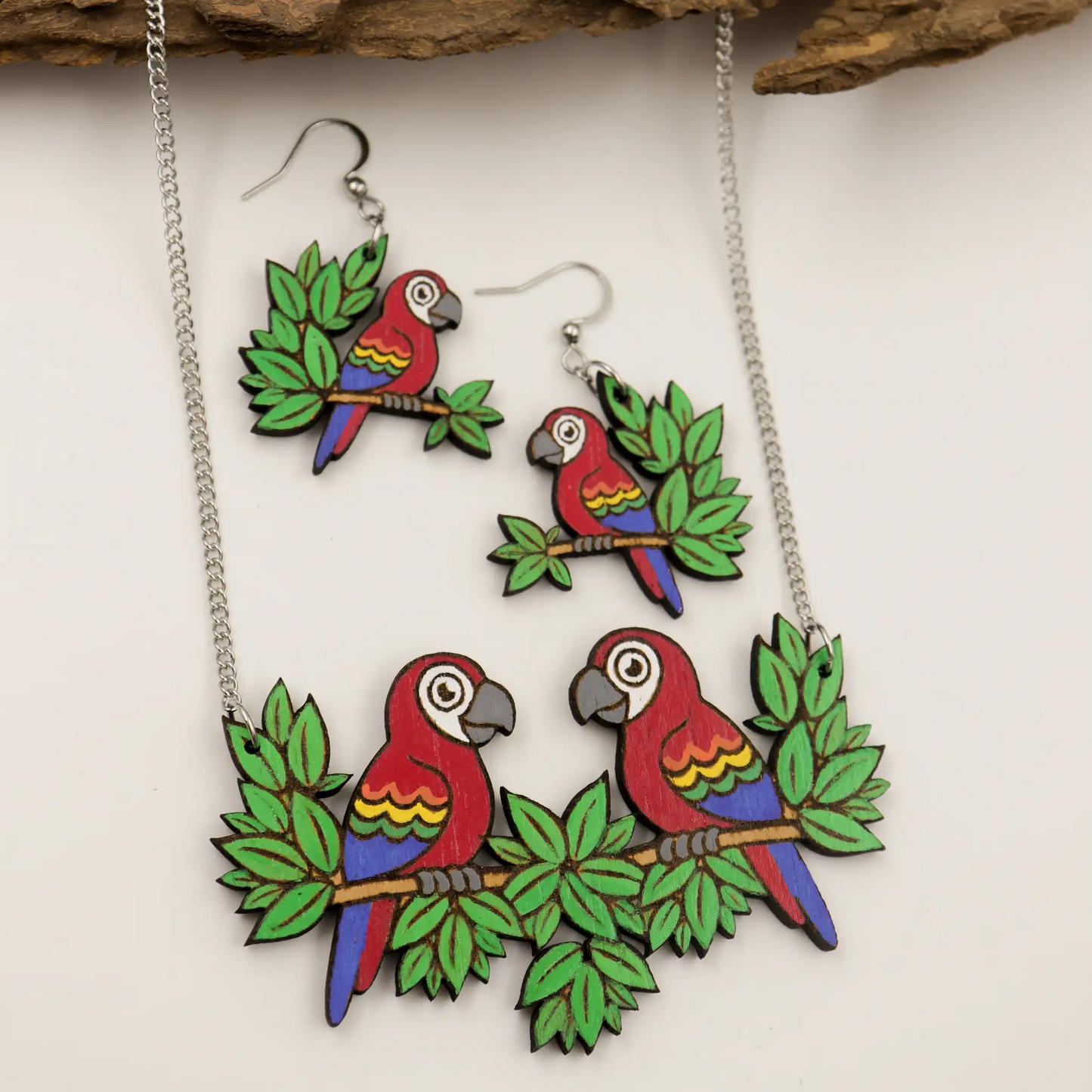 birds jewellery set